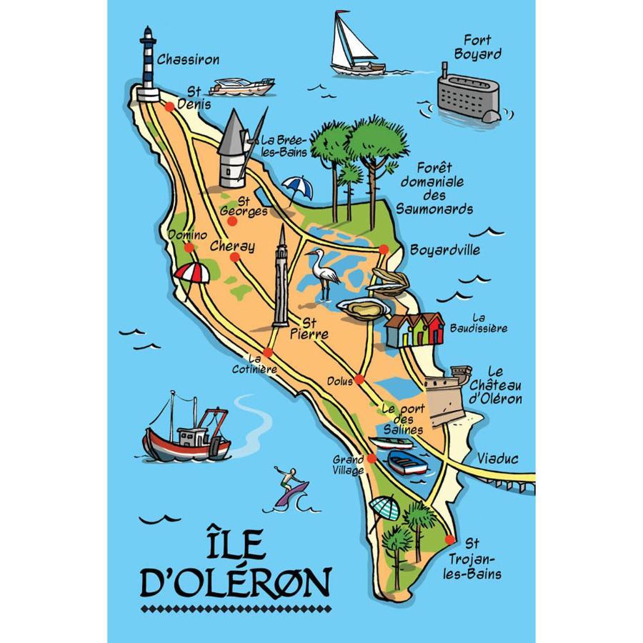 Les Amareyeurs - Ile D'Oleron - Maison Classee 3 Etoiles Avec Piscine - Clim - Velos Le Château-dʼOléron Buitenkant foto